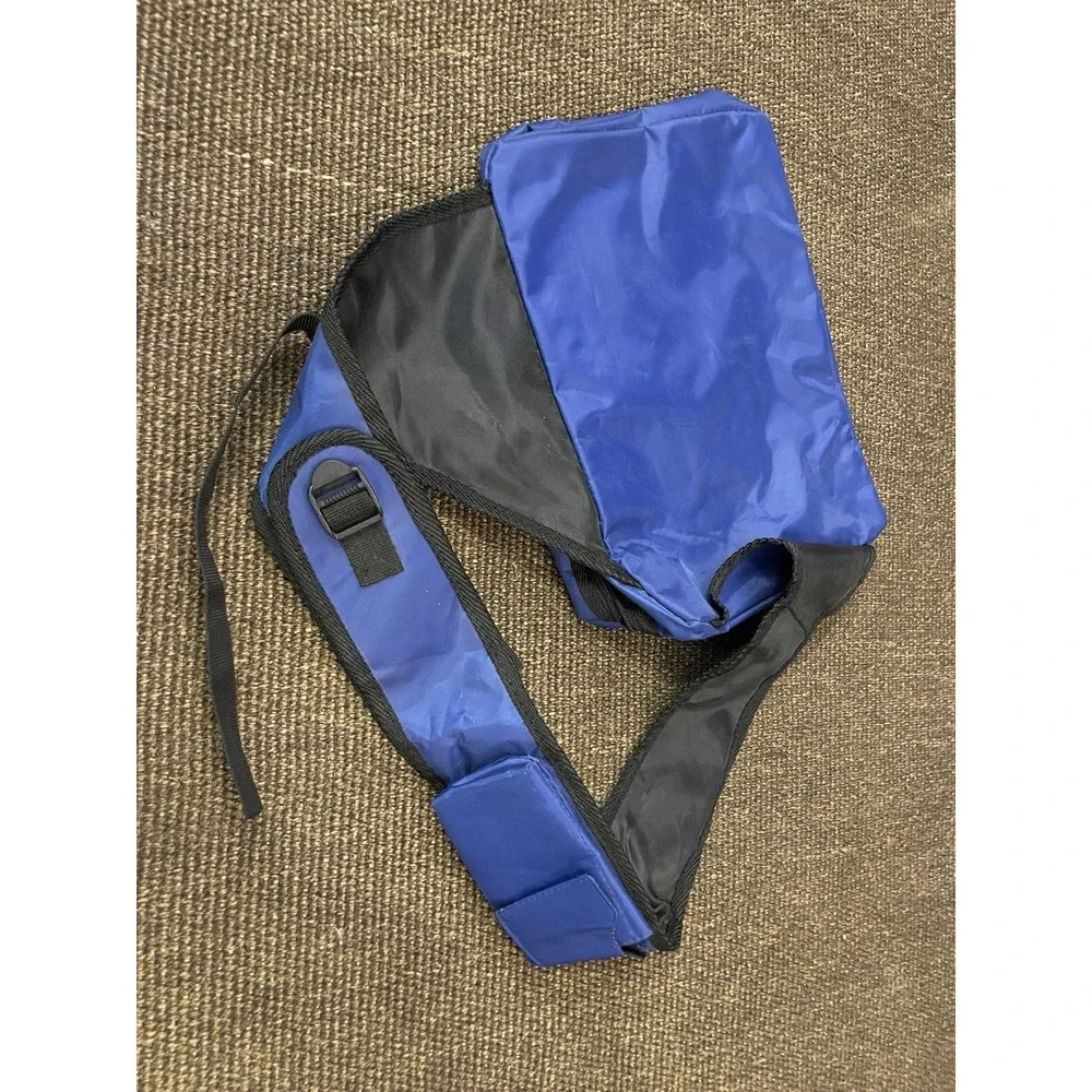 Vintage Sling Bag Crossbody Backpack Y2K 2000s 90s Dark Blue Messenger Style 00s